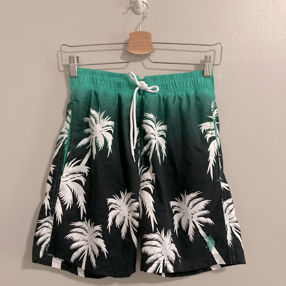 Teen boys swim trunks 2pc set